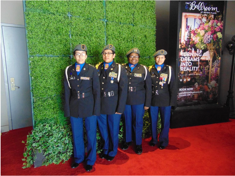 JROTC Cadets at the Blue Bayou Ball